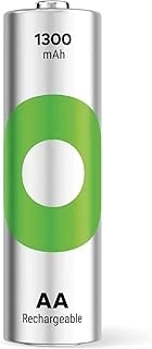 Gp Batteries Recyko 1300 Aa Kalem Ni-Mh Şarjlı Pil, 1.2 Volt, 4'Lü Kart ürün görseli 1