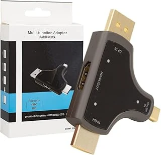 Mini Dp+Dp+Hdmi To Hdmi 4K Çevirici ürün görseli 1