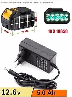 Depolife Şarjlı Matkap Için Şarj Adaptörü 12 Volt 14V 18V 20V 48V 58V Li-On Pil Şarj 5.0 Mh Üniversal ürün görseli 1