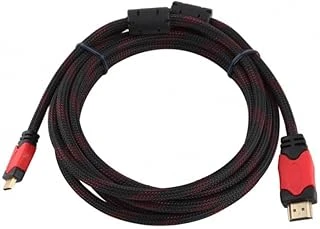 Pdateknoloji Concord Hdmi Kablo 1.5 Metre Ses Görüntü Aktarım Kablosu - Siyah/Kırmızı ürün görseli 1