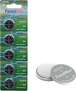 Poundmax Lityum Cr2016 Düğme Hücreli Pil, 3 V | 1 X Blister 5 Adet ürün görseli 1