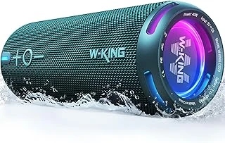 W-King D320 Bluetooth Hoparlör, 40W 360° Surround Boombox, 24 Saate Varan Çalma Süresi, Ip67, Kablosuz Stereo Tws, Powerbank/Tf/Aux/Bluetooth5.3, Ses Bombası ürün görseli 1