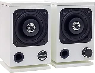 Desktop Beyaz Hi-Fi 100W Stereo Hoparlör ürün görseli 1