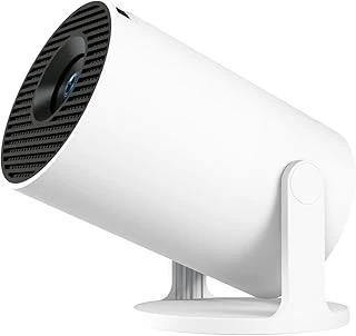Hy300Pro+ Android 14 Projektör, 720P Çözünürlük, 170 Ansi Lümen, Wi-Fi 6, Bluetooth 5.4, 4K Destekli, Otomatik Düzeltme, 30-130 Inç Görüntü, Beyaz ürün görseli 1