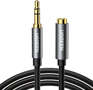 Ugreen 3.5 Mm Ses Aux Uzatma Kablosu, Siyah 5 Metre ürün görseli 1