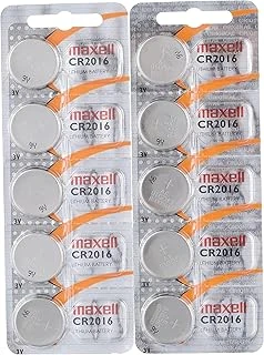 Maxell 10 Adet Cr2016 Pil (Lityum Düğme Pil 3V Pil 2 X 5'Li Paket Düğme Pil) ürün görseli 1