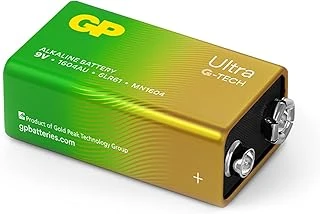 Gp Batteries G-Tech Alkalin 9V - 6Lr61 Boy 9V Pil Tekli Kart ürün görseli 1