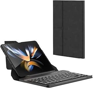 Galaxy Z Fold 2 Ile Uyumlu Kılıf Standlı Kalem Bölmeli Klavyeli Kıpta Kapaklı Case ürün görseli 1