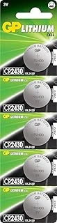 Gp Batteries Cr2430 2430 Boy Lityum Düğme Pil, 3 Volt, 5'Li Kart ürün görseli 1