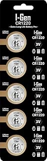 I-Gen Batteries Cr1220 Lityum Düğme Pil 3V 1220 5'Li Paket ürün görseli 1