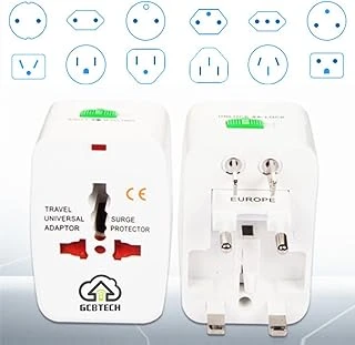 Universal Seyahat Fişi (150 Ülkeler) Weltreise Fiş/Seyahat Adaptörü/Power Charger Plug/All In One Universal Adaptörü Eu Us Uk Au China (Beyaz) ürün görseli 1