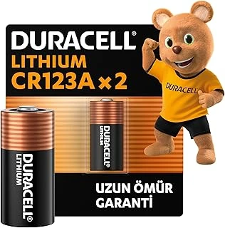 Cr123 Yüksek Güçlü Lityum Pil (2’Li Paket) 3V (Cr123A / Cr17345) – Uzun Kullanım Ömrü – Kameralarda, Duman Dedektörlerinde Kullanım İçin – 10 Yıl Depolama Ömrü Garantisi - Sızıntı Önleme ürün görseli 1