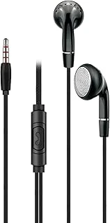 Heartz K105 Stereo 130 Cm Klasi̇k Çi̇vi̇ Efsane Düz Model Dahi̇li̇ Mi̇krofonlu Kablolu Hi̇fi̇ Hd Ses Kablolu Kulaklik (Si̇yah) ürün görseli 1