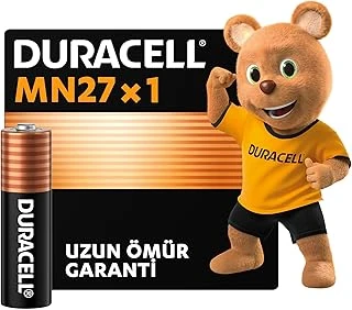 Mn27 Alkalin Özel Pil (Tekli) 12V (A27 L828), Uzun Kullanım Ömrü Garantili, Uzaktan Kumandalarda, Kablosuz Kapı Zillerinde, Güvenlik Sistemlerinde Kullanım İçin ürün görseli 1