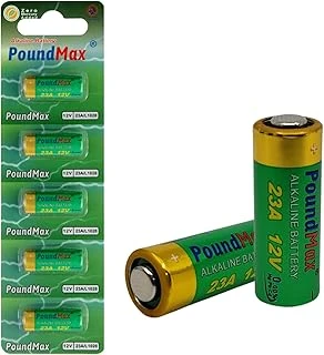 5 Adet 23A 12 V Alkali Pil, 23Ae, A23, Lrv08, Mn21, V23Ga, A23S, L1028, 8Lr932, P23Ga, Garaj Kapısı Açıcıları, Uzaktan Kumandalar, Alarm Sistemleri Için Günlük Kullanım Için Cıva Içermeyen Piller ürün görseli 1