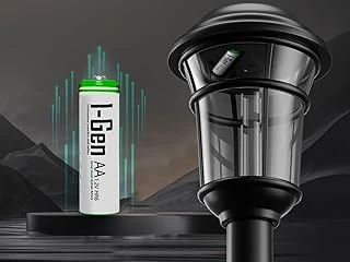 I-Gen B112 8 Adet Aa 1100 Mah Şarj Edilebilir Kalem Pil 1.2V Ni-Mh Şarjlı Pil Solar Aydınlatma Uyumlu ürün görseli 1