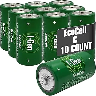 I-Gen Ecocell Çinko Karbon C Boy (R14) 1.5V Pil 10'Lu Paket ürün görseli 1