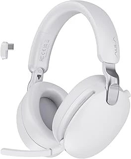 Aula A500 Hybrid Anc 2.4Ghz Kablosuz Bluetooth 5.4 Aux Mikrofonlu Kulak Üstü Kulaklık Beyaz ürün görseli 1