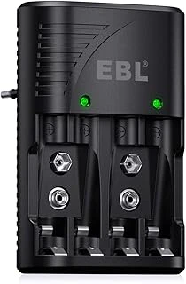 Ebl Ni-Mh Aa/Aaa 9V Piller İçin Hızlı Şarj - 4 Yönlü Led Ekranlı Şarj 6802 ürün görseli 1