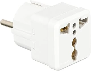 Orret Evrensel Adaptör Seyahat Fişi Beyaz Ab Normu - 250V Ac 10~16A İngiliz Amerikan Fiş Dönüştürücü Priz Adaptör ürün görseli 1