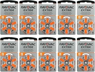 Yesmed Rayovac Extra 13 Numara İşitme Pili (10 Paket X 6 Adet = 60 Adet Pil) ürün görseli 1