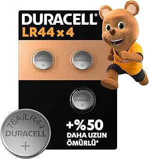 Lr44 Özel Alkalin Pil (4’Lü Paket) 1,5V (A76) – +%50 Daha Uzun Ömür – Termometrelerde, Kol Saatlerinde, Cihazlarda Kullanım – 5 Yıl Depolama Ömrü Garantisi – Sızıntı Önleme ürün görseli 1