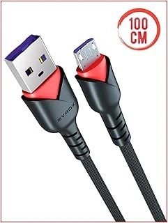 Syrox C91 2.0 Mah Mi̇cro 1 Mt Gül Desenli̇ Kablo Araç Şarjı, Standart ürün görseli 1