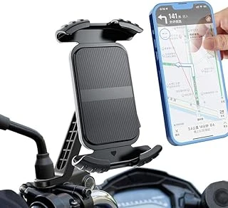 Apera Mt27 Kilit Sistemli Ayna Bağlantılı Motosiklet Telefon Tutucu Yatay Dikey Kullanılır (Mt27 Ayna Tutucu) ürün görseli 1