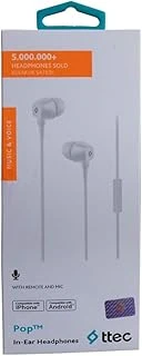 Pop Mikrofonlu Kulakiçi Kulaklık 3.5Mm - Beyaz (2Kmm13B) ürün görseli 1