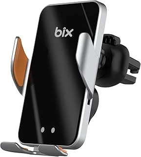 Bix Bxch9 Magsafe 15W Kablosuz Hızlı Şarj Destekli İnce Metal Gövdeli 360 Derece Ayarlanabilen Araç Içi Telefon Tutucu Gri ürün görseli 1