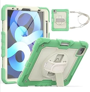 Ipad 11 3. Nesil 2021 Ile Uyumlu Kılıf Renkli Strap Zırh Case A2377 A2459 A2301 A2460 Yeşil ürün görseli 1