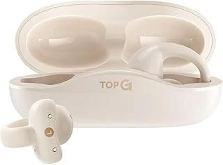 Vox Q4 Ear Clip Dokunmatik Kontrol, Kulak İçi, Bluetooth 5.3, Tere Suya Dayanıklı Tasarım, 50 Saate Kadar Pil Ömrü, Küpe Kulaklık (Bej) ürün görseli 1