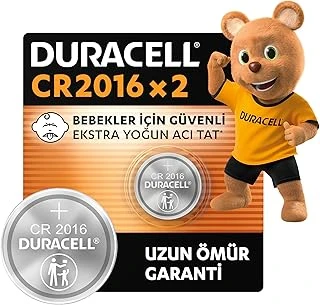 2016 Lityum Düğme Piller (2’Li Paket) 3V, Bebek Güvenlik Teknolojisi, Anahtarlık, Ev Tipi Kumandalar, Akıllı Bilekliklerde Kullanım, Bebek Güvenlikli Paketleme ürün görseli 1