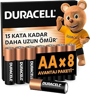 Aa Alkalin Kalem Pil (8'Li Paket) 1,5 V Lr6/Mn1500 ürün görseli 1