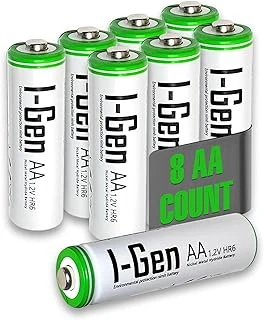 I-Gen B108 8 Adet Aa 2700 Mah Şarj Edilebilir Kalem Pil 1.2V Ni-Mh Şarjlı Pil ürün görseli 1