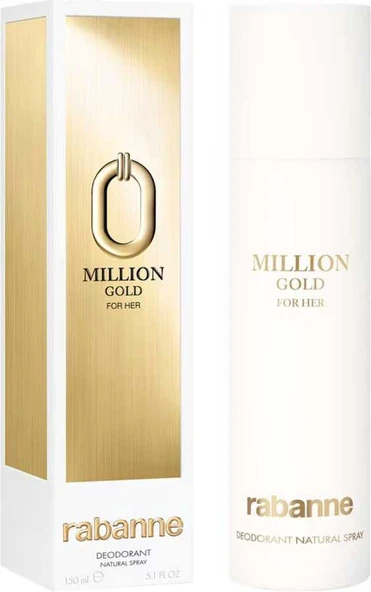 Paco Rabanne Rabanne Million Gold For Her Deodorant 150 ml ürün görseli 1