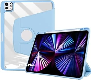Ipad 12.9 4. 3. Nesil Ile Uyumlu Kılıf Termik Kalem Bölmeli Dönebilen Standlı Case A2229-32-33 A20-69 A1895-76 A1983 ürün görseli 1