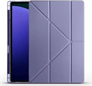 Zore Galaxy Ile Uyumlu Tab S10 Kılıf Zore Tri Folding Kalem Bölmeli Standlı Kılıf Mor ürün görseli 1