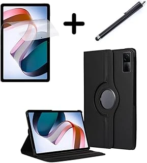Redmi Pad Se 11Inç Ile Uyumlu Kılıf Dönen Tablet Kilifi Ekran Koruyucu+Kalem Siyah ürün görseli 1