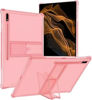 Mobaxaksesuar Galaxy Tab S10 Fe/S10/S9 Fe/S9/S7-S8 Ile Uyumlu Kılıf Darbelere Dayanıklı Şeffaf Kapak (12.4Inçdeğildir) Pembe ürün görseli 1