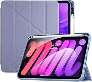 Constrain - İpad 7. 8. 9. Ile Uyumlunesil 10.2" Kılıf Katlanır Kalemlikli Standlı Uyku Modlu Akıllı Kapak Tablet Kılıfı - Mor 2 ürün görseli 1