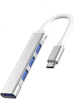 Lunatic 3453 Type-C 3.1 To Usb Hub 4 Port Metal Usb Çoğaltıcı Macbook Uyumlu Usb 3.0 Hub Otg Usb Adaptör Çoklayıcı ürün görseli 1