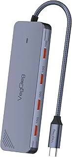 Veggieg 4 Portlu 10Gbps Type-C To 4*Usb-C 3.2 Gen2 Type-C Çoklayıcı Dönüştürücü Hub ürün görseli 1