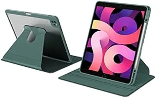 Ipad 8. Nesil 10.2 Ile Uyumlu Kılıf Şeffaf Dönebilen Kalem Bölmeli A2270 A2428 A2429 A2430 Koyu Yeşil ürün görseli 1