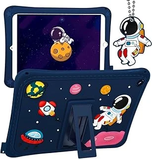 Ipad 5./6. Nesil Air 1 Air 2 9.7 Ile Uyumlu Kılıf Çocuklara Özel Karakter Baskılı Standlı Sevimli Astronot ürün görseli 1
