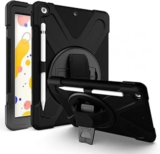 Ipad 8. Nesil 10.2 Ile Uyumlu Kılıf Defender Askılı Zırhlı Tank Case A2270 A2428 A2429 A2430 Siyah ürün görseli 1