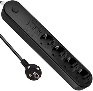 Infomax Termal Akım Korumalı Grup Priz (Showmax Sh-4625), 4 Priz, 2 Usb A 1 Type-C Çıkışlı (3.1A), 2 Metre Kablolu, Çocuk Korumalı (Ev Ofis İçin) ürün görseli 1