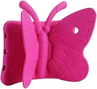 Zore Galaxy Ile Uyumlu Tab A8 10.5 Sm-X200 (2021) Butterfly Standlı Tablet Kılıf Pembe Koyu ürün görseli 1