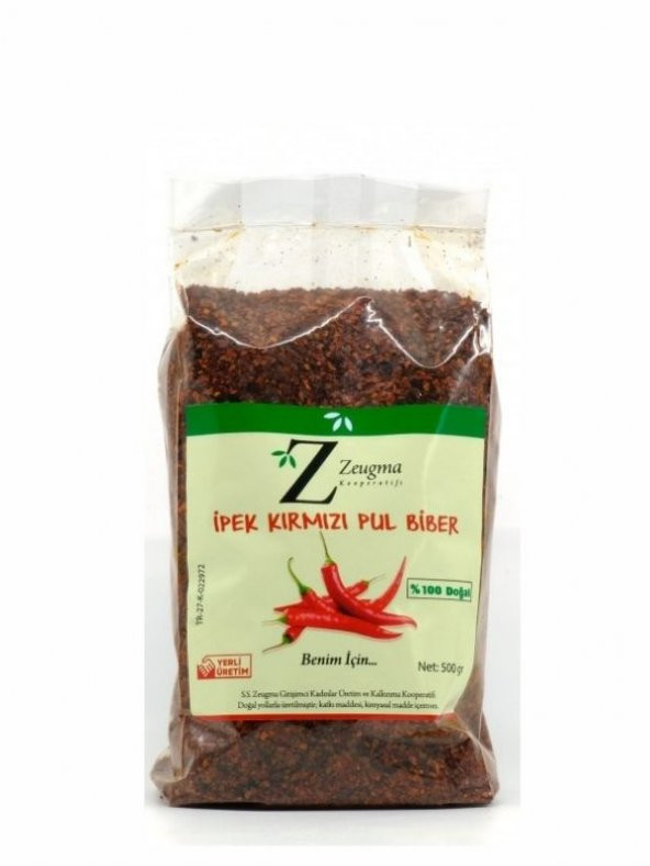 Zeugma İpek Kırmızı Acı Pul Biber 1Kg ürün görseli 1