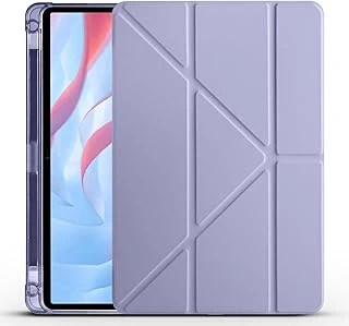 Zore Ile Uyumlu Ile Uyumlu Pad X8 11.5' Kılıf Tri Folding Kalem Bölmeli Standlı Kılıf Mor ürün görseli 1